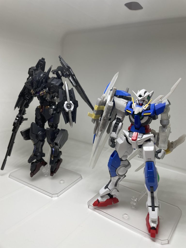 フィンスターニス発売当初からの目標を達成して良かったです!RGシリーズはアドバンスドMSジョイントで散々な評価が多いですが、RG00シリーズはどれもポロリがなくて名キットですよ!ぜひ組んでみてください!rgガンダムエクシアリペアⅣ一応パーツは全部揃ってるんでぼちぼち塗装始めたいです!ここまでご覧いただきありがとうございました!