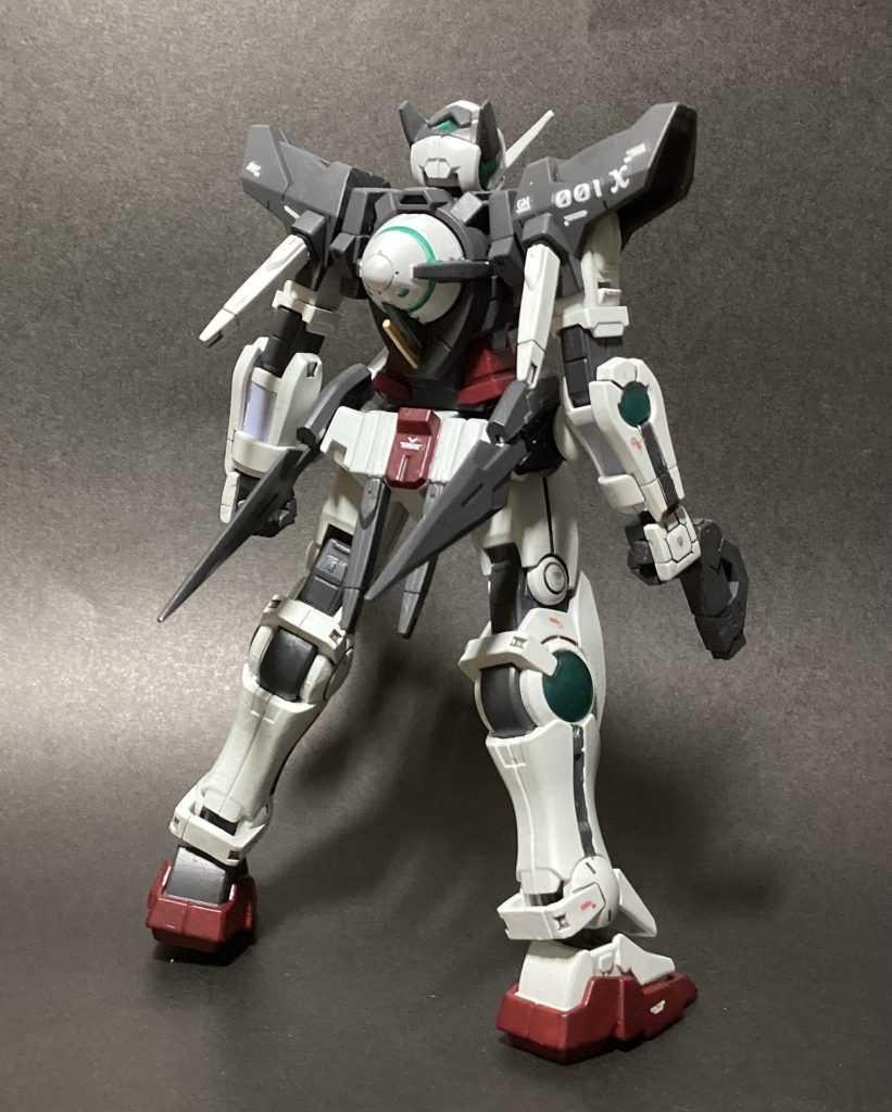 リアビューGNドライブは、GN粒子を意識してメタリックグリーンで墨入れしました♪