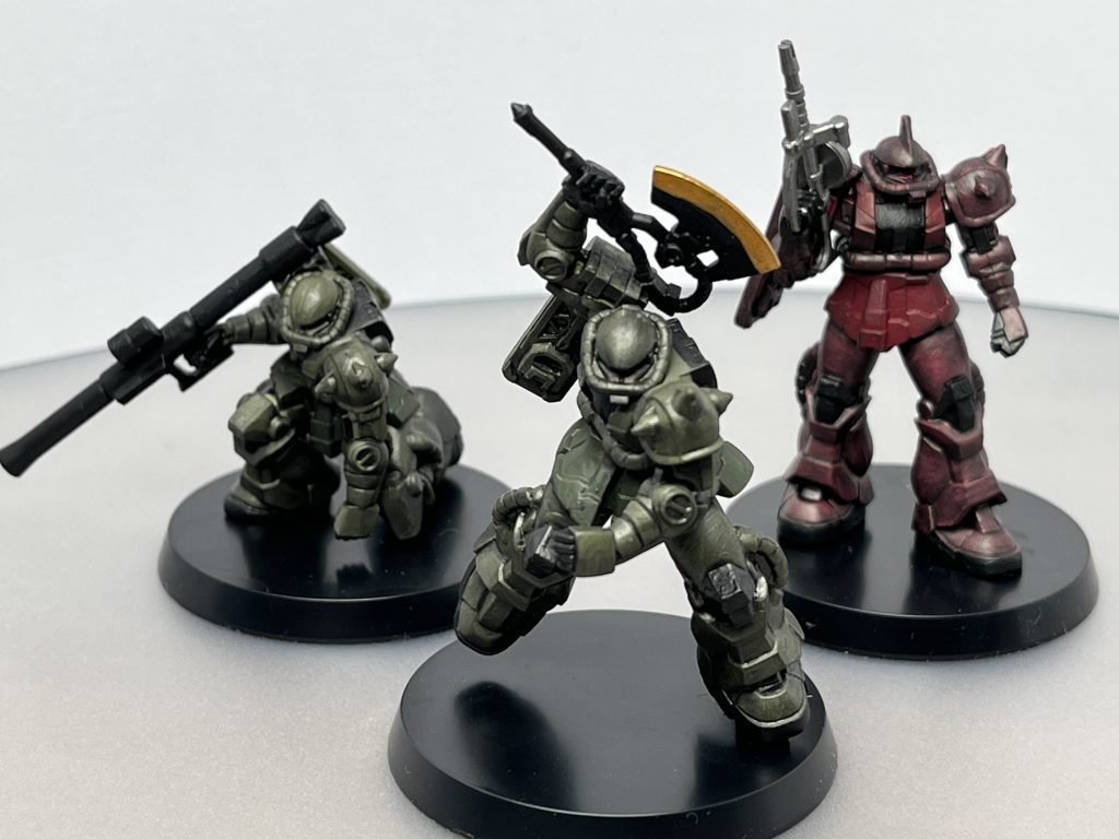 ガンダムアッセンブル　ザク小隊