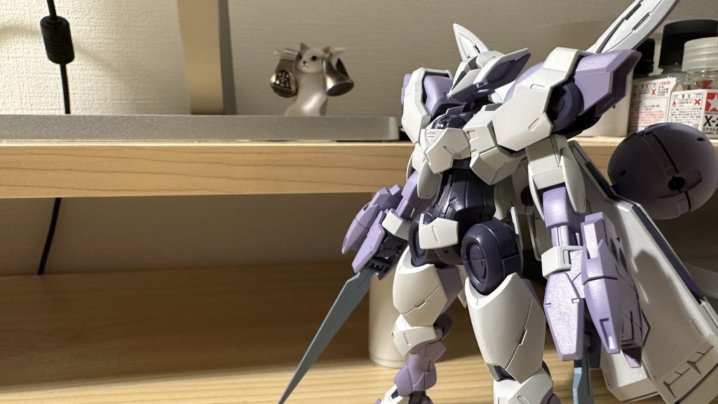 ダクトを塗る前の確認。この状態で割と満足しつつ、ここから勇気を持ってエナメルに挑戦。