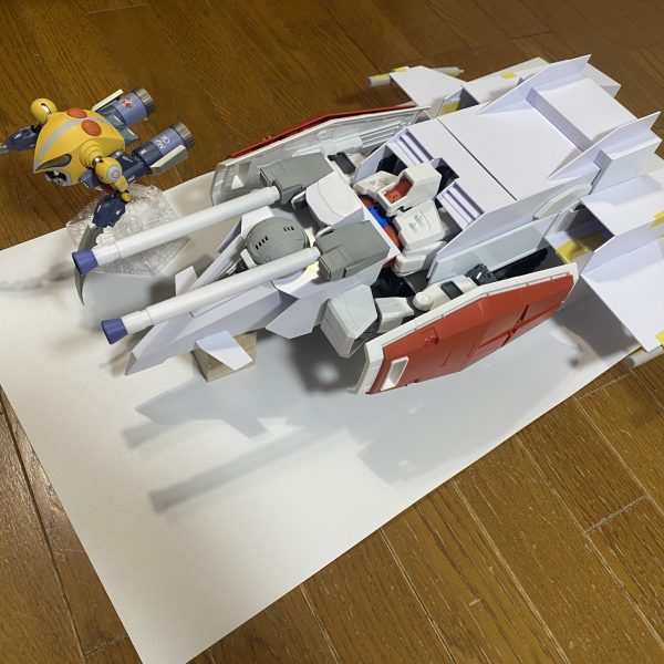 1/48メガサイズガンダムと合体分離変形走行可能な、ラジコンGアーマーをスクラッチで作成してます。5月着工の8月完成予定です。まだまだやる事多いですが頑張ります😁（5枚目）