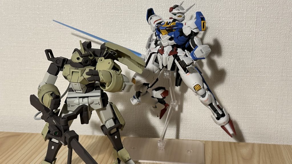 地球寮所属モビルスーツ。ジオラマ的にみんなポーズをして並べたいなと密かに願望がある。