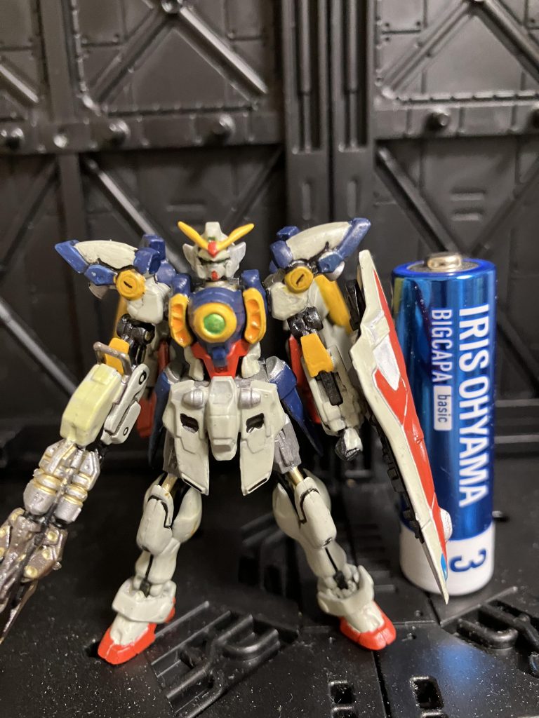 定番の単3電池と撮影