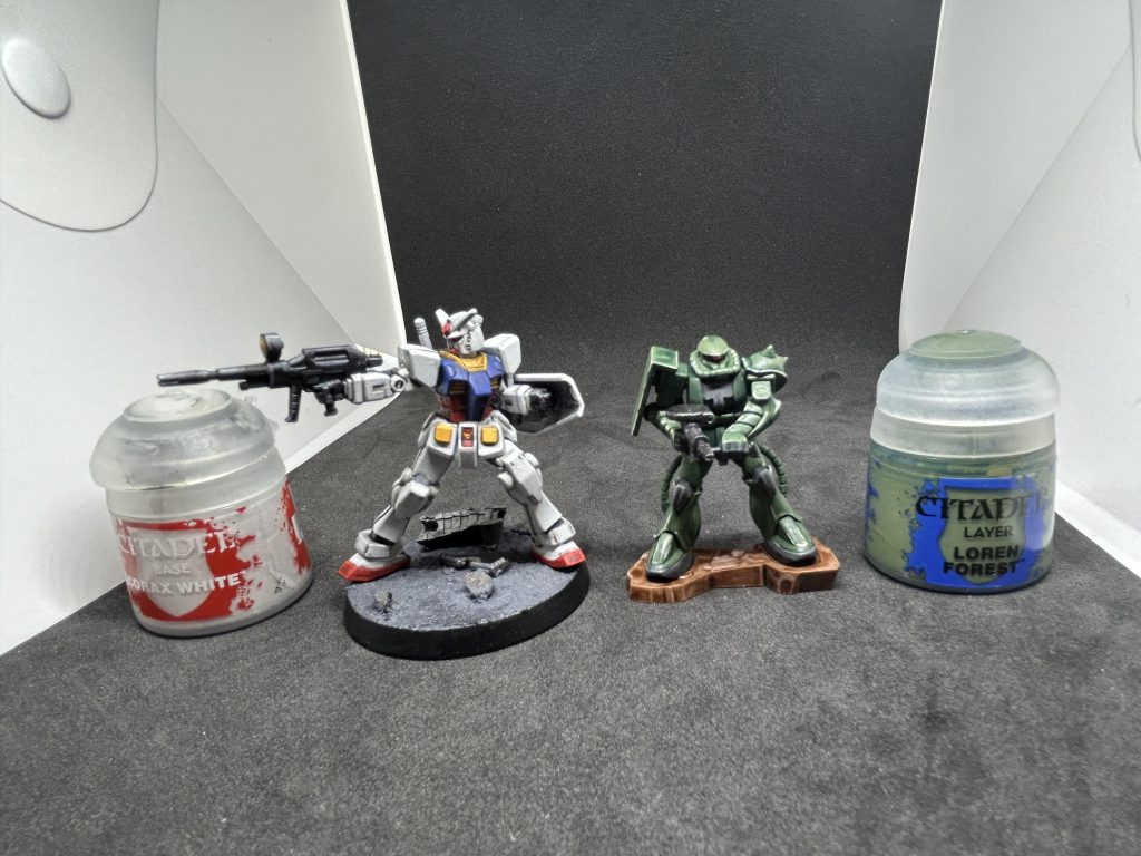 サイズ比較、ガンダムアッセンブルの80%の大きさ