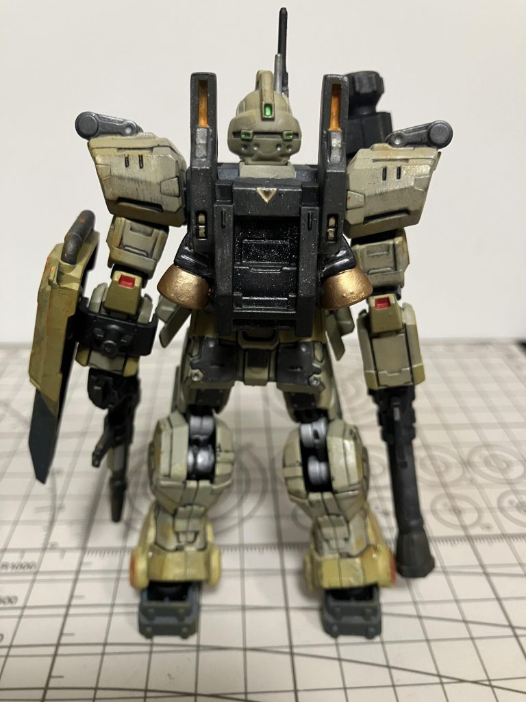 バーニアを変えました。膝関節位置がズレてますね。