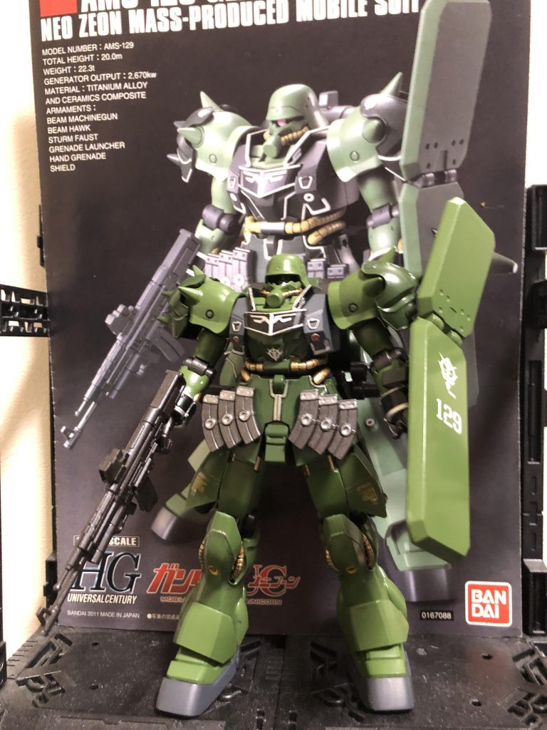 格納庫からの出陣です。