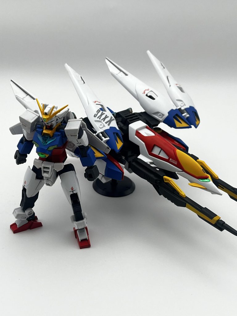 ウイングゼロアーマーほとんどこれだけでネオバードモードとして完結している気がします画像が暗いですね撮影難しい😓