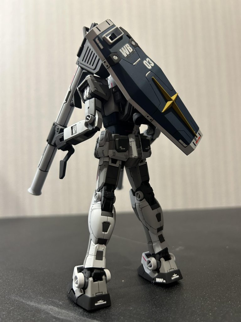 ハイパーバズーカ2丁持ちの超荷重には流石のアドバンスドMSジョイントも足腰ガクガク