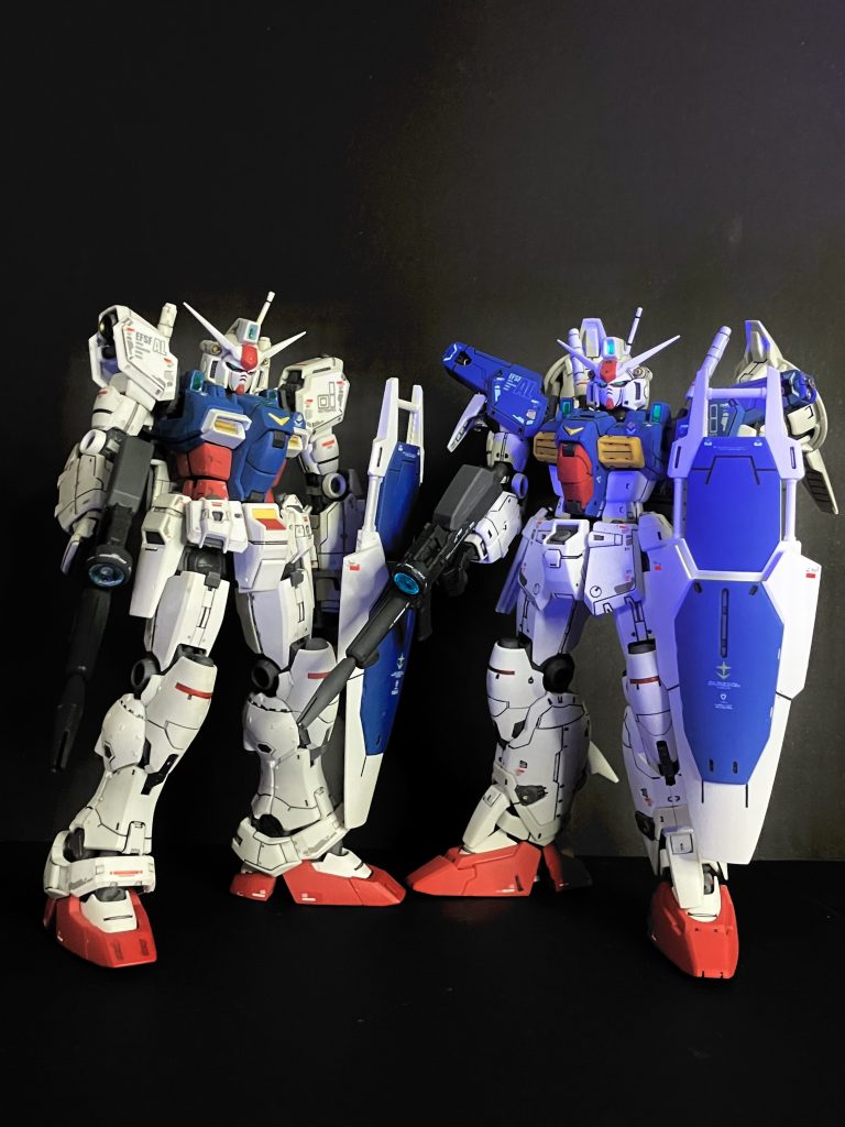 RG 試作ガンダム１号機の2ショット