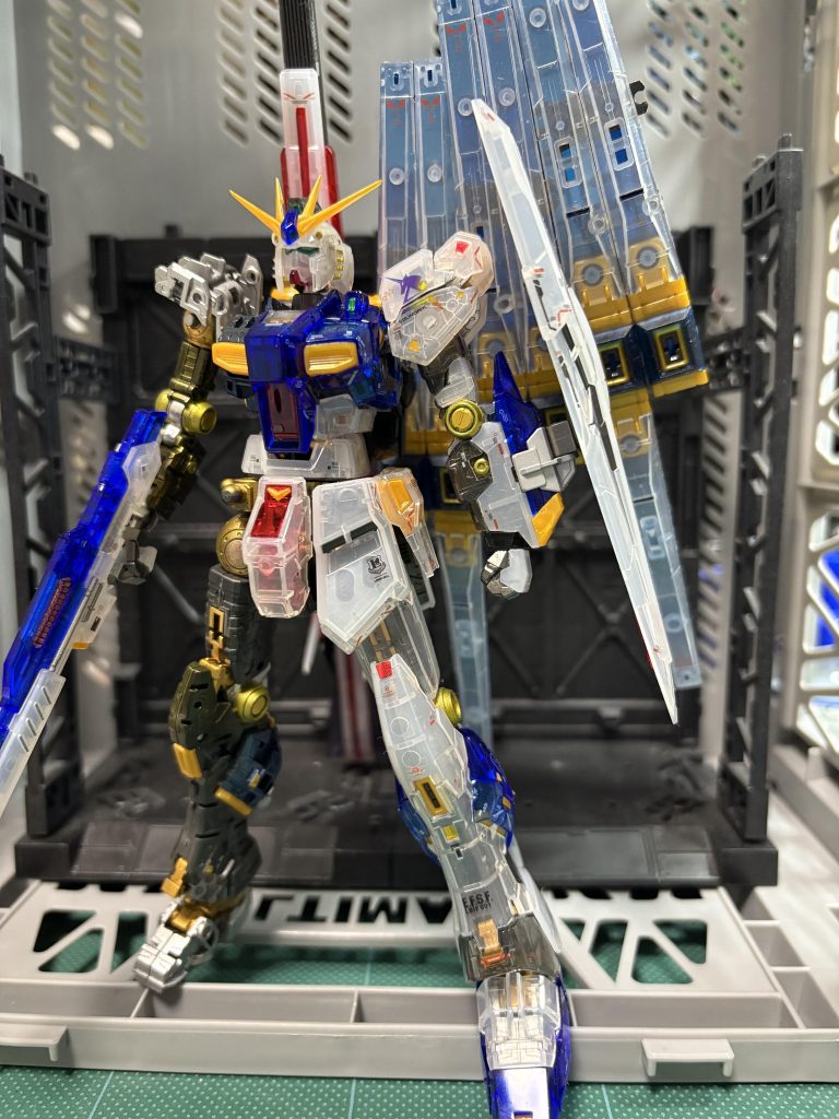 ＲＧ　νガンダム　ロングレンジフィンファンネル装備　クリア–6枚目/制作者：ichamun