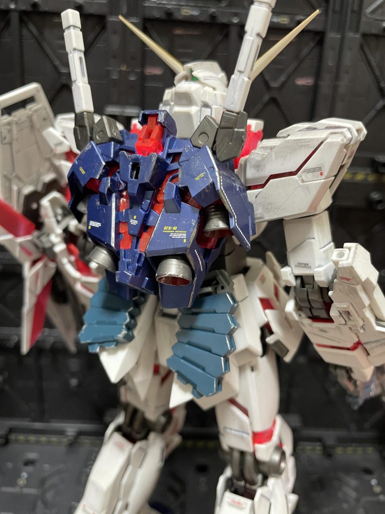 ライフルとバックパックと足の紺色のところだけですが、自分的には概ね満足かなぁと。