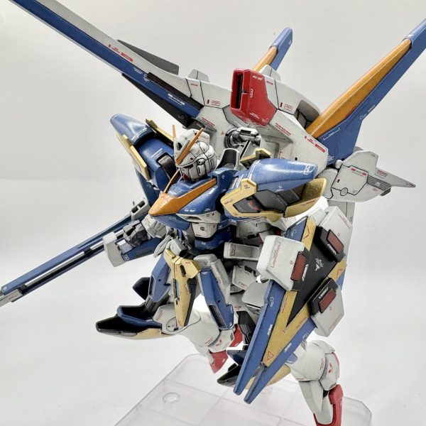 HG V2アサルトバスター 筆塗り｜ちゃんいけさんのガンプラ作品
