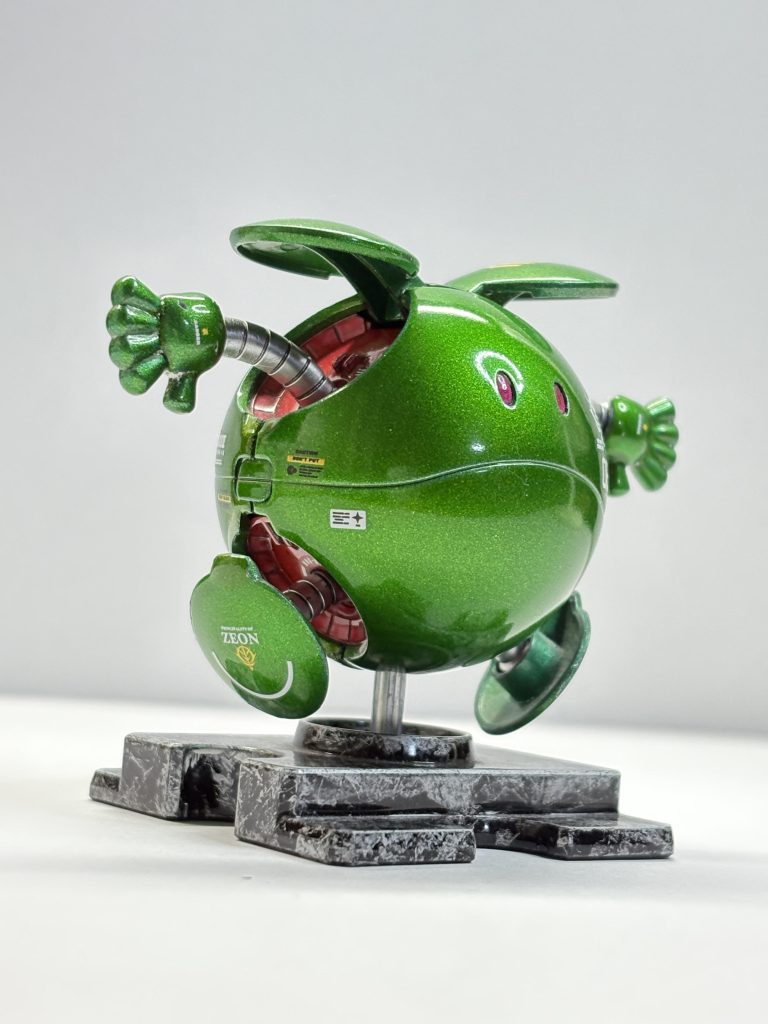 台座はラップ塗装