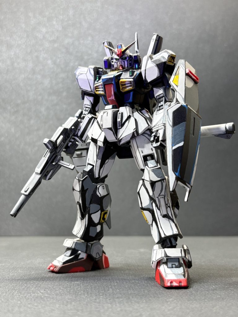 RX-178 ガンダムMk-IIアニメ塗り–2枚目/制作者：フチお