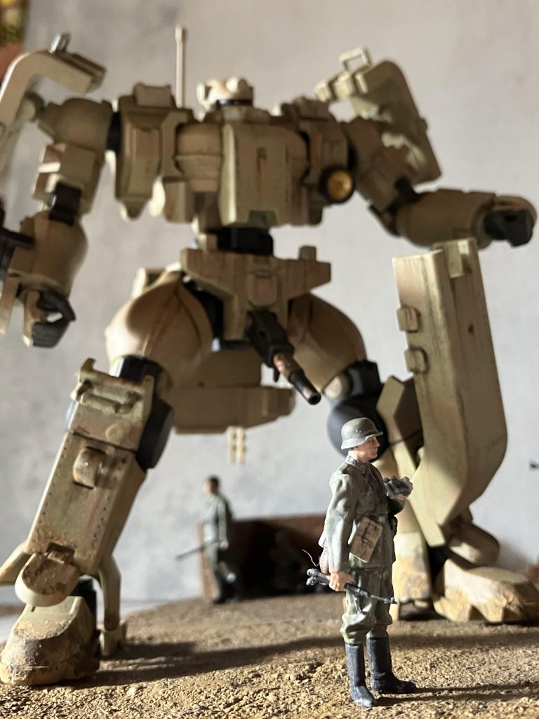 ティエレンの前に立っているのが隊長になります何を思っているのでしょうか?