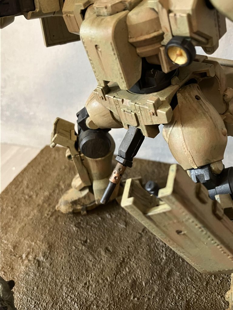 フロントアーマーに対人用機関銃を装備