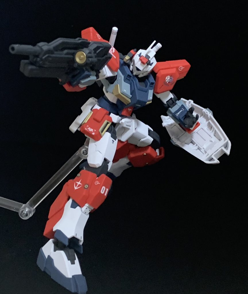 ヘビーライフル。新しめのキットなので可動範囲も抜群です。