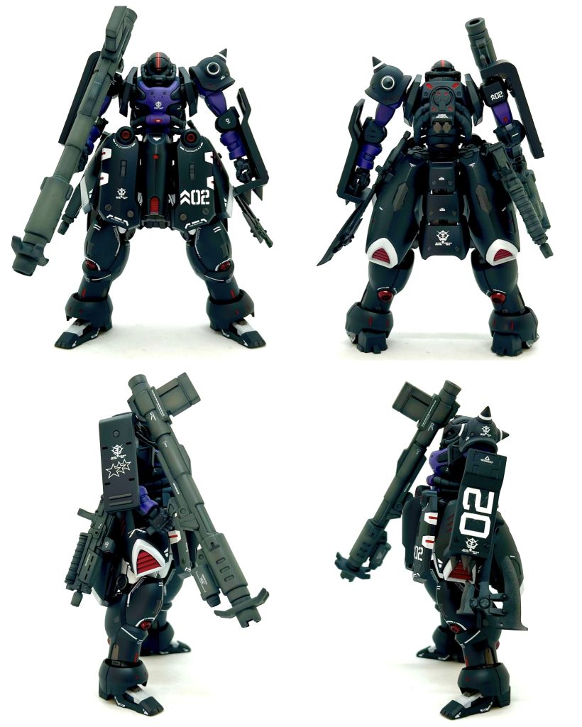 個人的にはなかなかシックリきてると思うんですが😁。。。え? 何の下半身かって???これ、Amazonで見つけた中華キットですね😅ついでに武装関係も中華キットのもの。中華キットというとイリーガルな海賊版ガンプラのイメージが強かったんですが、中華オリジナルデザインのキットの中には良質なものもあるんですね〜  食わず嫌いはもったいないかも😌