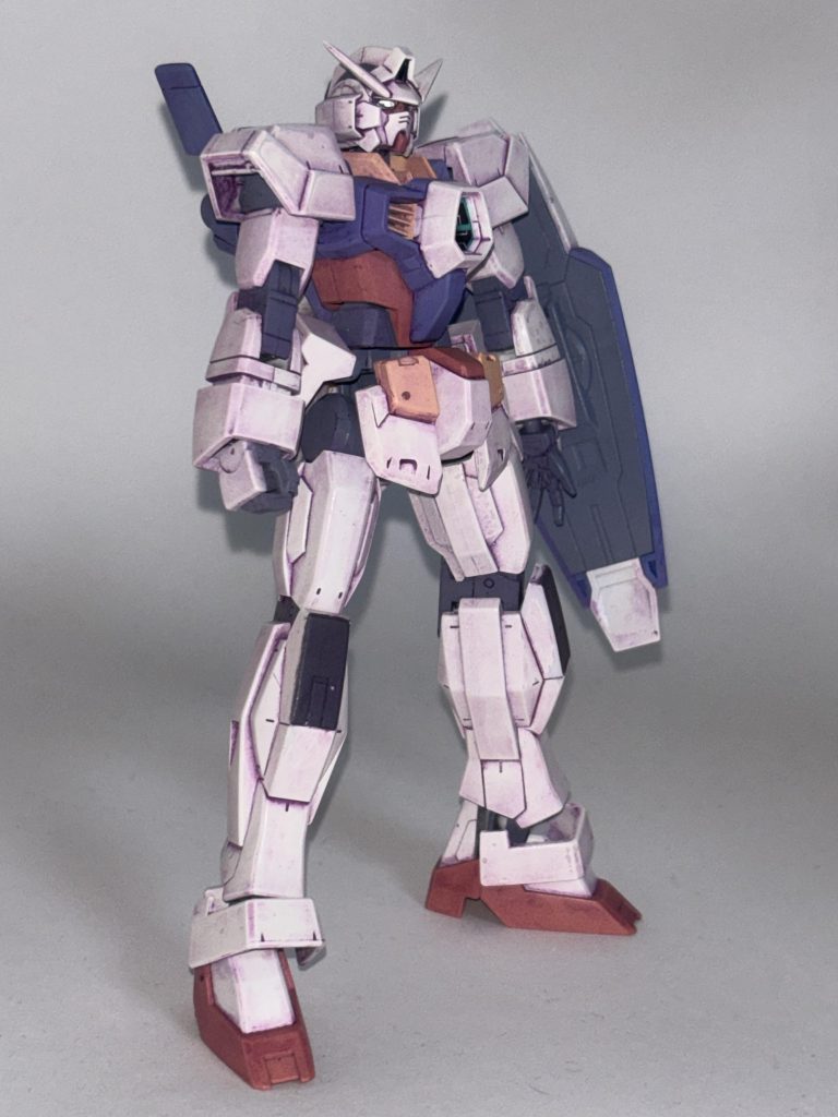 当初、エナメルパープルを調色して塗ってたんですが、拭き取りしてる間にパーツが次々と崩壊してしまい、ジャンクやタイタスからかき集めることになってしまいました