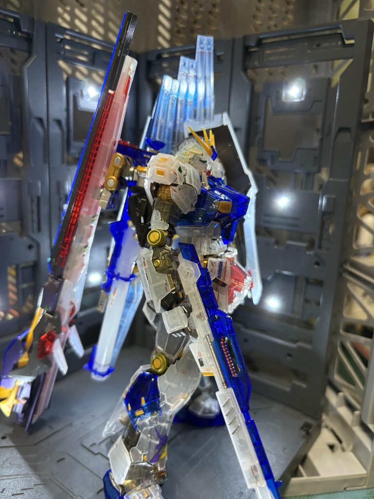 ＲＧ　νガンダム　ロングレンジフィンファンネル装備　クリア–6枚目/制作者：ichamun