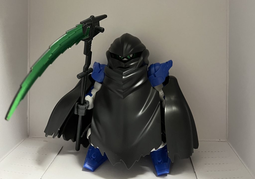 デスサイズヘルの鎌持たせてみた、ワーロックっぽさが少し出てる笑