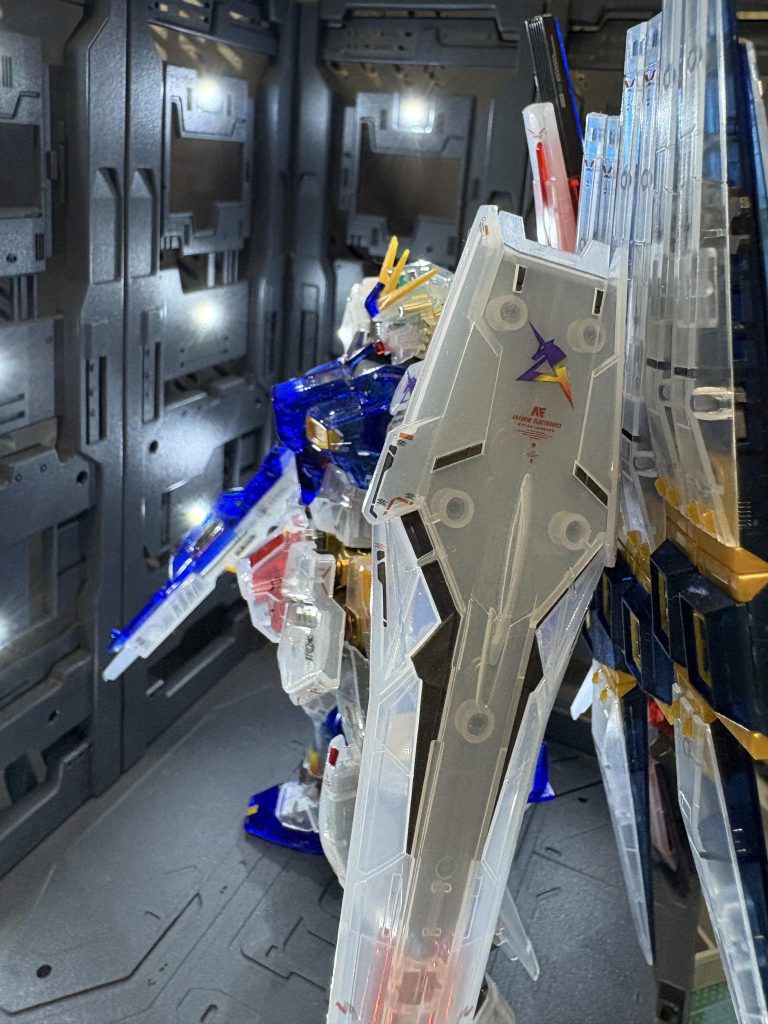 ＲＧ　νガンダム　ロングレンジフィンファンネル装備　クリア–9枚目/制作者：ichamun