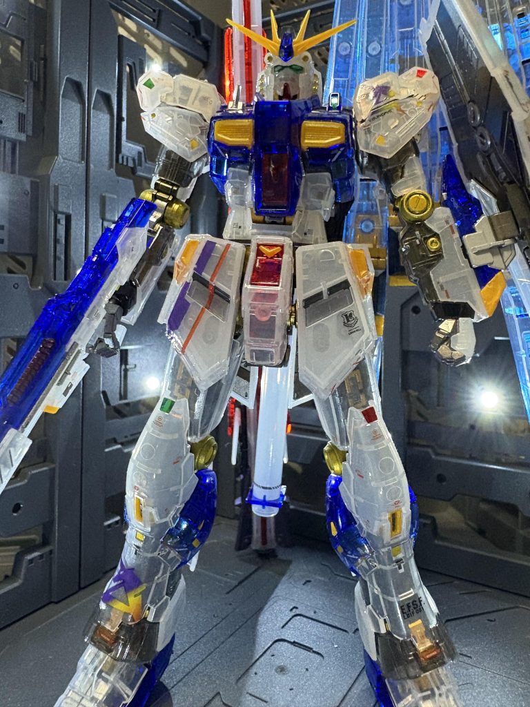 ＲＧ　νガンダム　ロングレンジフィンファンネル装備　クリア–8枚目/制作者：ichamun