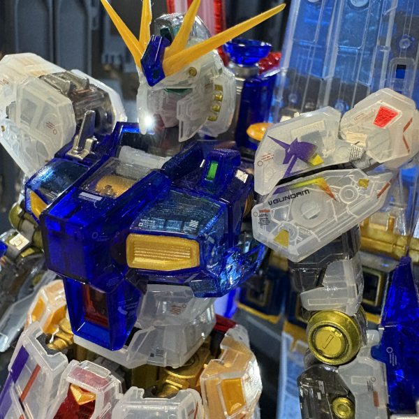 ＲＧ　νガンダム　ロングレンジフィンファンネル装備　クリア