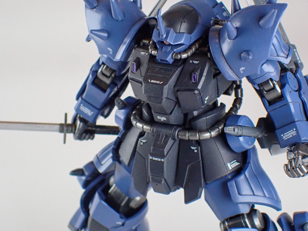 整面処理頑張りました！胸部にパープルのカスタマイズマテリアルシール使用してます！