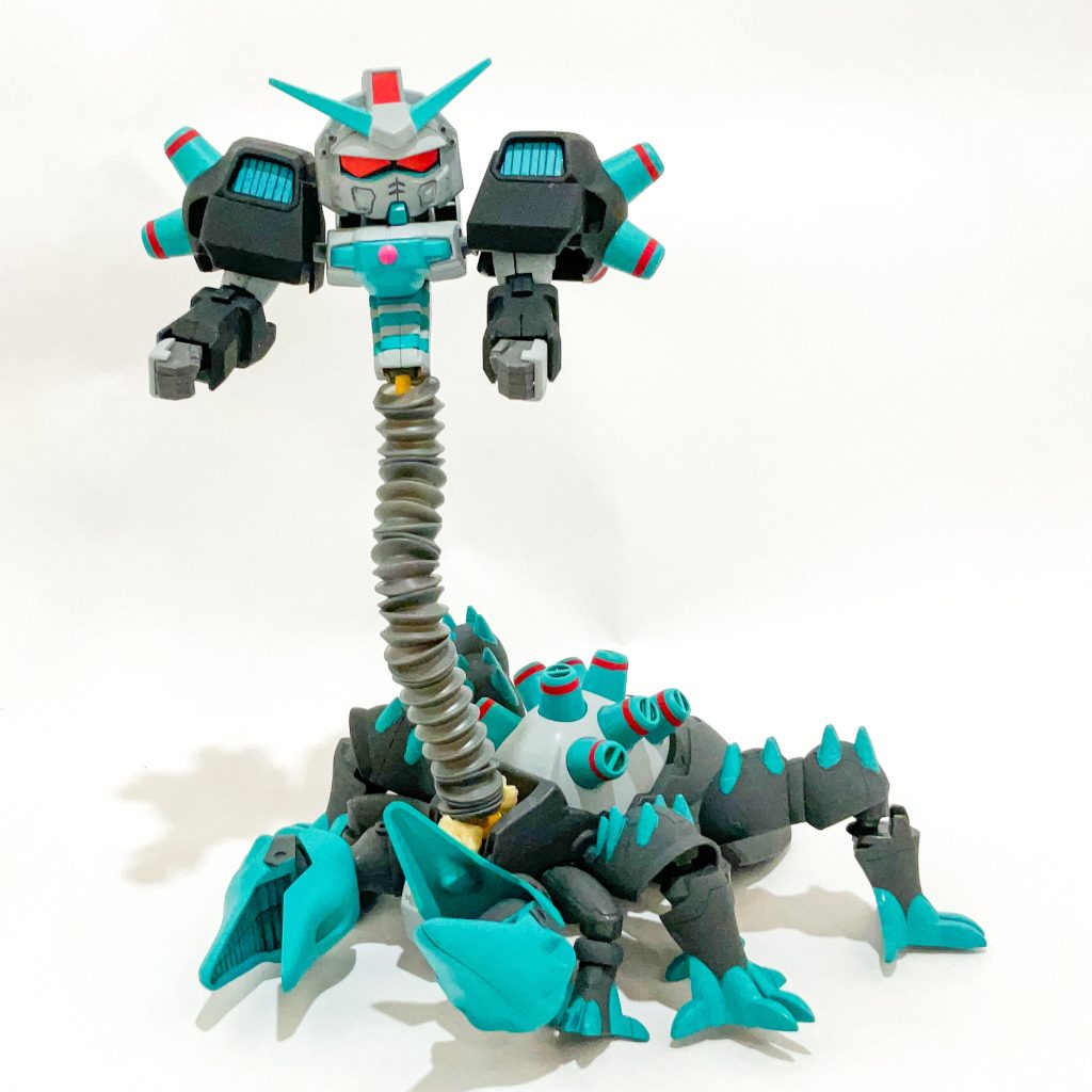 作品名：Update<p>以前投稿したBB戦士 デビルガンダム（初音ミクカラー)に伸縮機構を搭載しました。こいつぁデビルガンダムじゃなくて、ノビルガンダムだ！</p>