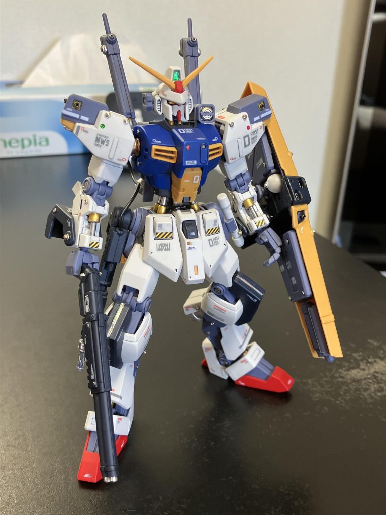 以上、Dガンダムでした🫡バックパックとドリルガンをリード線で接続したショットを制作現場から🥴