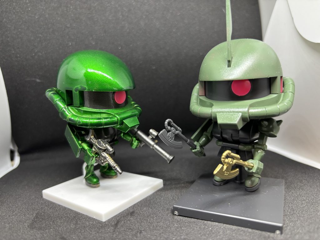 ザク隊長とザクプラくんカッコいいからギャンプラくんとかゴックプラくんとか出たら欲しい