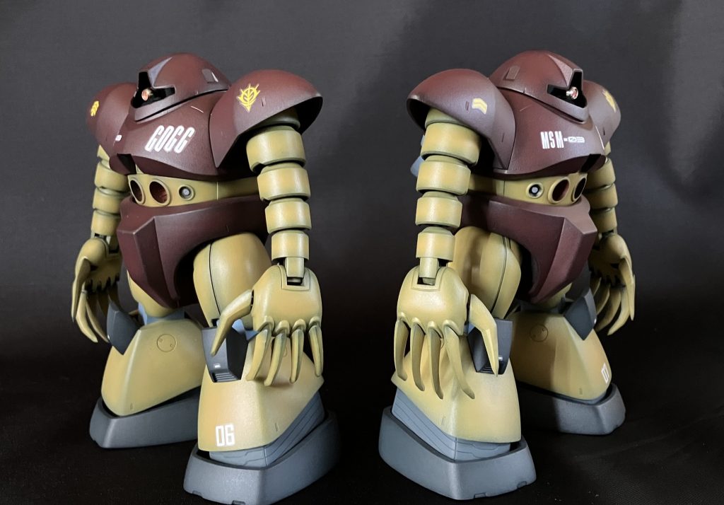 HGゴッグ グラデーション塗装–3枚目/制作者：いぬわし