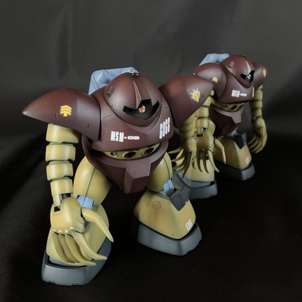 水中ジオラマ（HGUCゾック＆ゴッグ）｜いぬわしさんのガンプラ