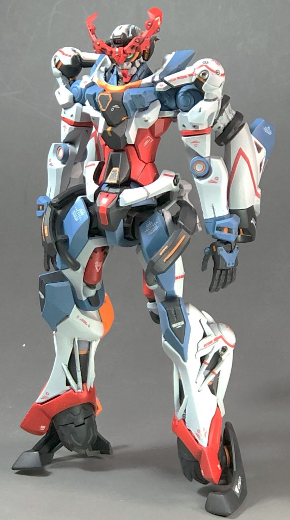 主な改修は・脚部後ハメ・バックパック後ハメ・脚部トラスのシャープ化・太もも内側のをチューブっぽく削り込みなどでしょうか