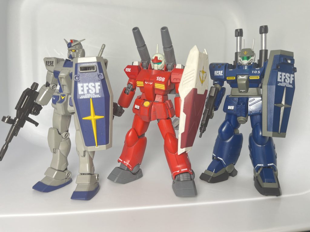 ウチのホワイトベース隊集合次はジムかボールでも作ろうかと。