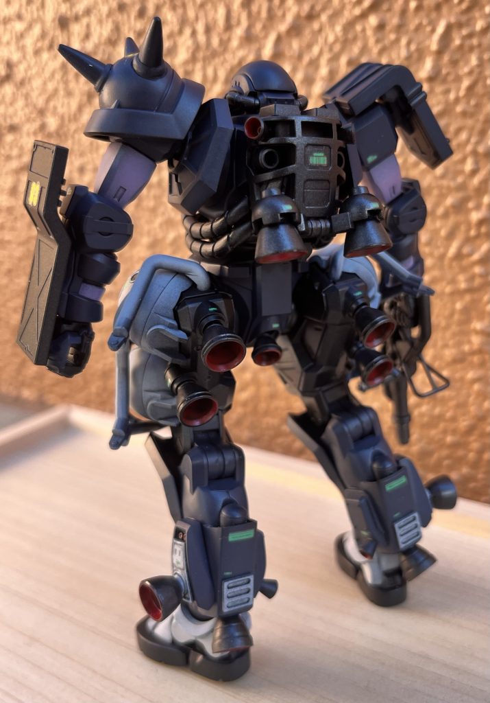 トゲは多分ゲルググの盾についてたやつです。ご覧いただきありがとうございました。