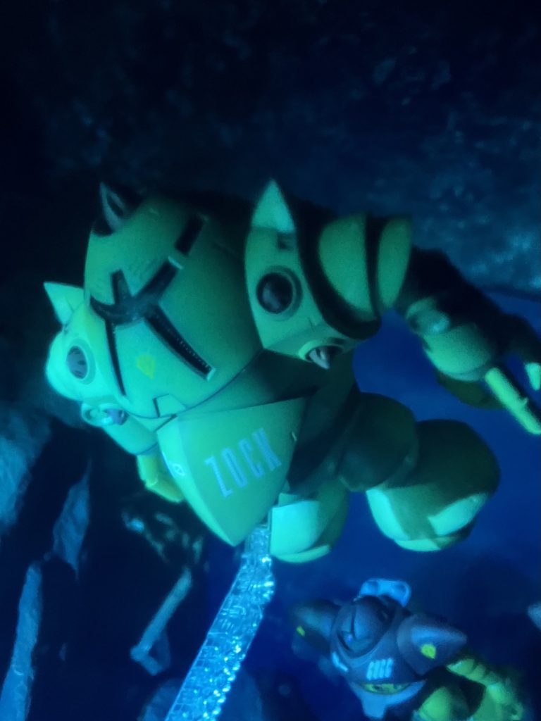 水中ジオラマ（HGUCゾック＆ゴッグ）–3枚目/制作者：いぬわし