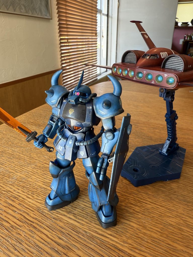 グフとのツーショット。子どものころからの念願叶いました🥹ご覧いただきありがとうございました!