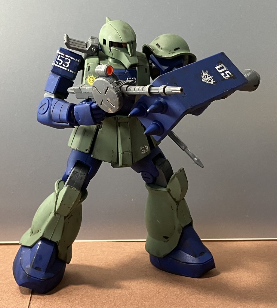 マシンガンで射撃戦