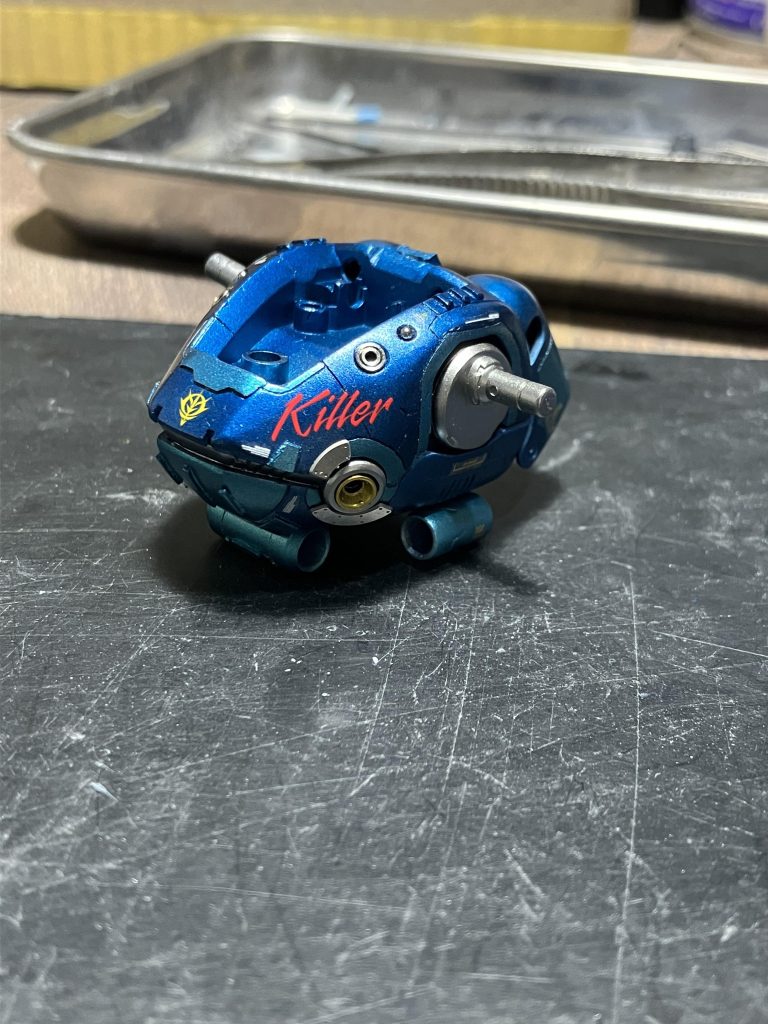 塗装後。ここから磨いていきました。