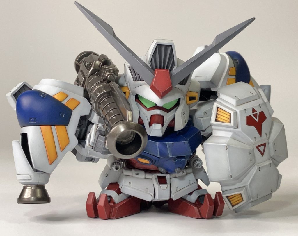 瞳はマグネットなので取り外しも可能です。外すとメカ感とGジェネ感がアップ!