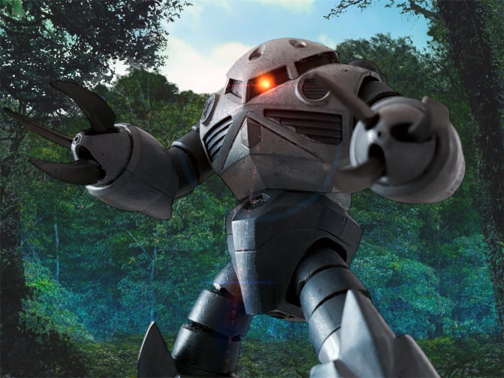 今回、ちょっと絵面が似通った写真ばかりになってしまいました(gundam-kao10)以前YouTubeで「地上戦の描写は嘘がつきづらくて作りづらい」と聞いたことがありますが、なんとなくわかる気がしました。 ビルダーズノートのデジラマメーカーは、いまいち作りたい画が作れないのであまり使ってきませんでしたが、海中の表現は自力では難しく、今回は活用してみました。 それからいつもコメントを頂いているSenGokuさんからのアイディアを受けて、今回”センゴク”隊長が登場しています笑 登場への依頼に対するご快諾、ありがとうございました。 SenGokuさんの美麗な作品はこちらからご覧になれます。