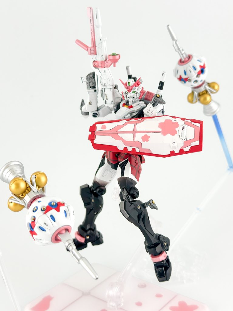 ビットはバーニア内部が3mm穴なのでいろんなスタンドで飾ることができます。