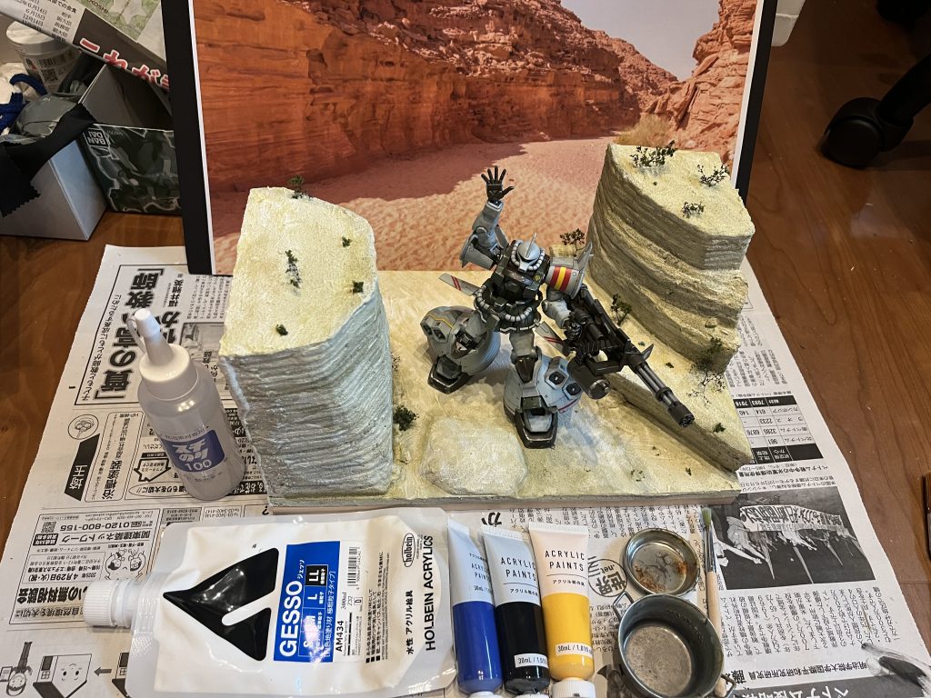 そいっ砂漠で何もないのが寂しくて木を植えました。