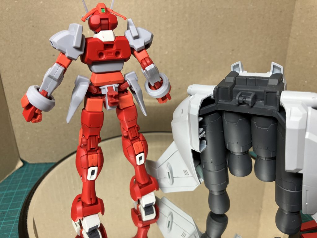 ブースターユニットはリガズィのBWSと30mmのプロペラントタンクを使っています。