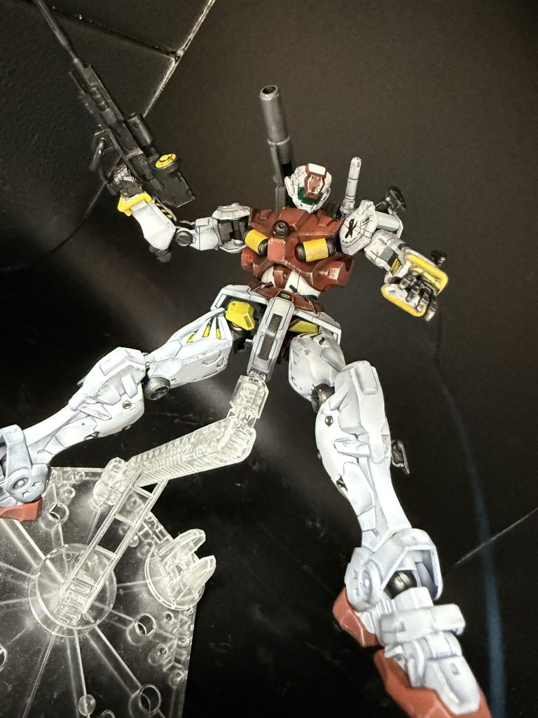 スティグマ射出機構も健在。微妙にハマりが悪かったのでピンバイスで若干穴を大きく。