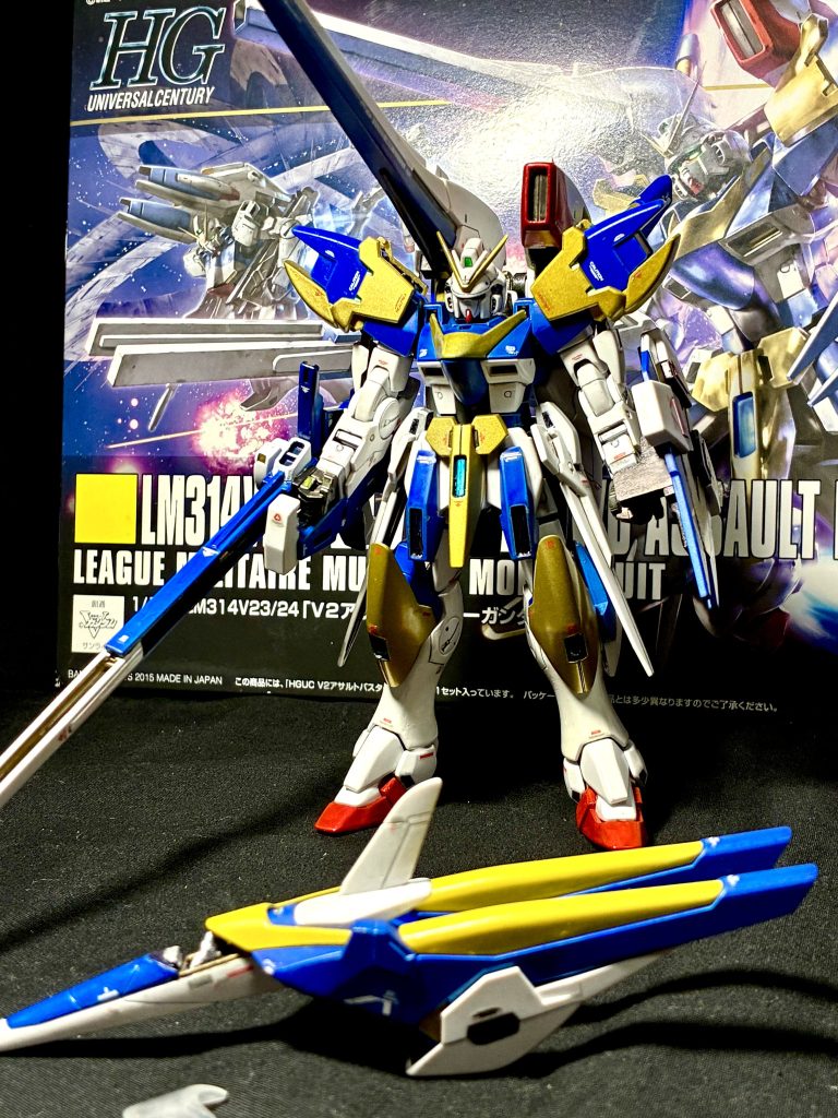チタニウムフィニッシュがゴールで、HGUCのゴールが今回のバスター加工と塗装を前より丁寧に仕上げるだったので、暫定ではこれが自分のゴールになります。過去投稿見てお分かりの通り、V2ガンダムバカなんでおそらく今後もV2シリーズは納得いくまで投稿していくつもりです。