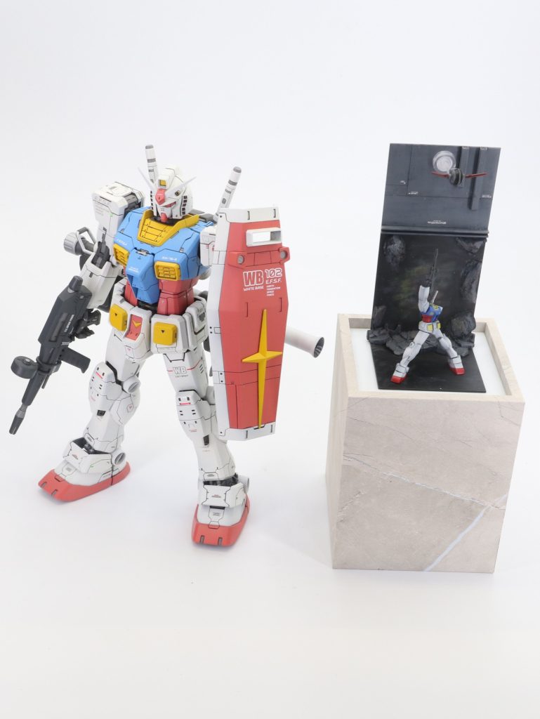 直近で作ったガンダムと並べて1日でサクッと作る、がテーマでしたので良い息抜きになりました！最後までご覧いただきありがとうございました🐶