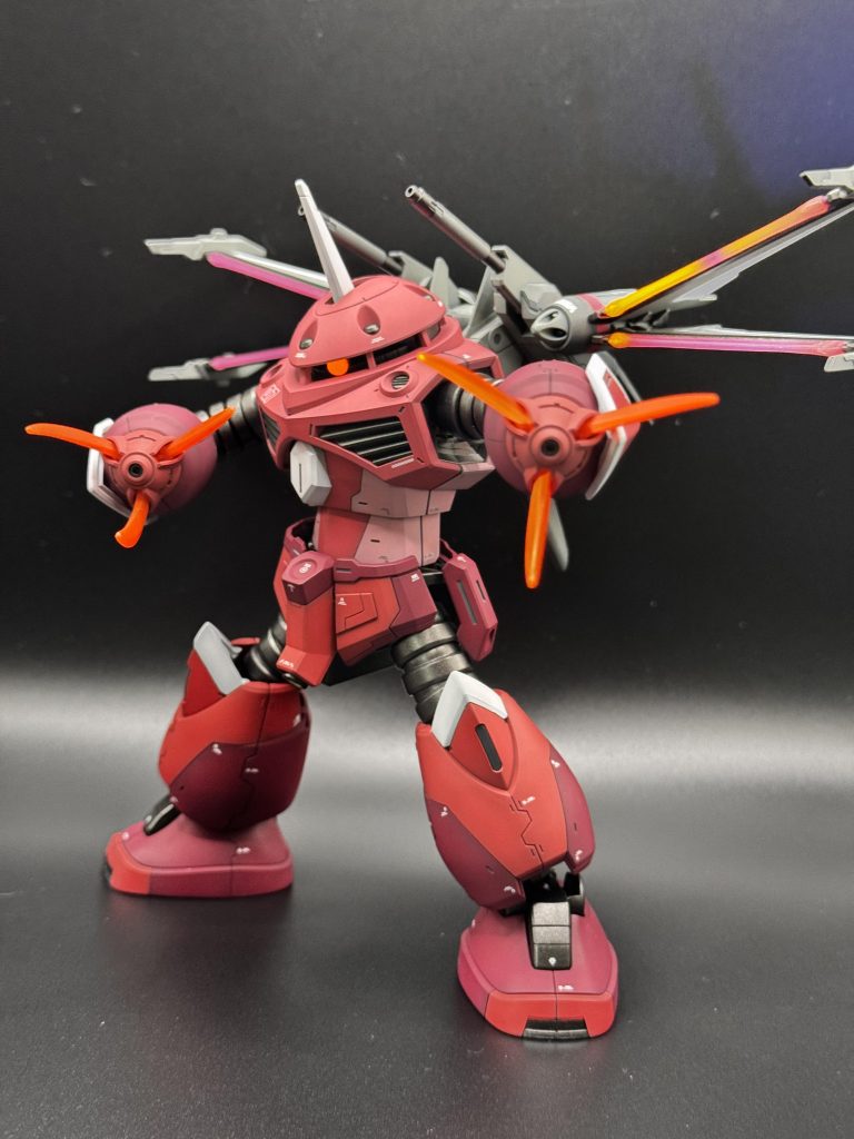 ［カラーレシピ］備忘録的に。・水性ホビーカラー下地:黒サフ/マホガニー+シャア専用レッドインフィニットジャスティス弍式ピンクピンクレッドルナマリア専用機ピンクシャア専用レッドガンダムエアリアルホワイトハイネ専用機オレンジ＋色の源イエロー蛍光レッド蛍光グリーンジャーマングレードゥンケルグラウ黒鉄色軍艦色2軍艦色1ゼウスシルエットゴールド・エナメルガイアテントグレータミヤクロームシルバー